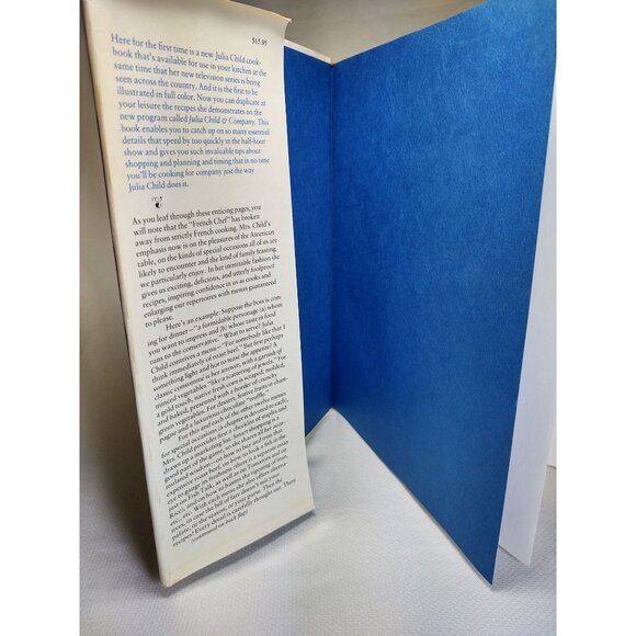 Julia Child & Company Hardcover Cookbook 1978, Dust Jacket - Picture 9 of 9